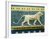 Lion Representing Ishtar, from Babylon, 625-539 BC (Enamelled Bricks)-null-Framed Giclee Print