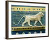 Lion Representing Ishtar, from Babylon, 625-539 BC (Enamelled Bricks)-null-Framed Giclee Print