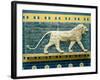 Lion Representing Ishtar, from Babylon, 625-539 BC (Enamelled Bricks)-null-Framed Giclee Print