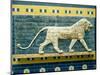 Lion Representing Ishtar, from Babylon, 625-539 BC (Enamelled Bricks)-null-Mounted Giclee Print