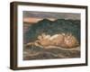 Lion Resting on His Back-Antoine Louis Barye-Framed Giclee Print