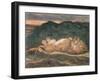 Lion Resting on His Back-Antoine Louis Barye-Framed Giclee Print