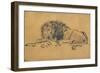 Lion Resting, Turned to the Left, C1650-Rembrandt van Rijn-Framed Premium Giclee Print