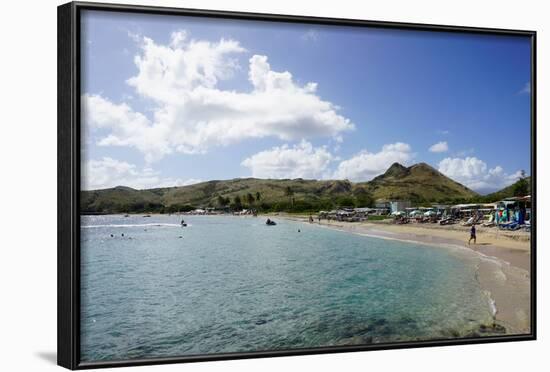 Lion Rock Beach, St. Kitts, St. Kitts and Nevis-Robert Harding-Framed Photographic Print