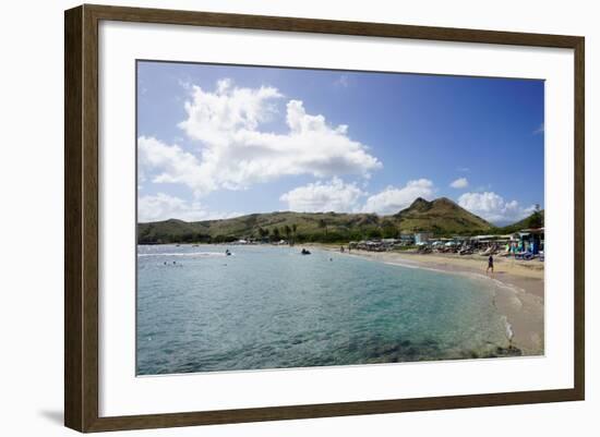 Lion Rock Beach, St. Kitts, St. Kitts and Nevis-Robert Harding-Framed Photographic Print