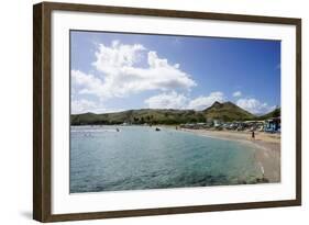 Lion Rock Beach, St. Kitts, St. Kitts and Nevis-Robert Harding-Framed Photographic Print