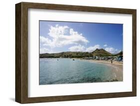 Lion Rock Beach, St. Kitts, St. Kitts and Nevis-Robert Harding-Framed Photographic Print