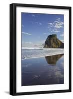 Lion Rock, Piha, Auckland, North Island, New Zealand-Rainer Mirau-Framed Photographic Print