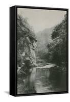 Lion's Face Rock, Dovedale-null-Framed Stretched Canvas