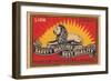 Lion Safety Matches Best Quality-null-Framed Art Print