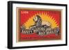 Lion Safety Matches Best Quality-null-Framed Art Print