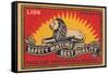 Lion Safety Matches Best Quality-null-Framed Stretched Canvas