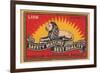 Lion Safety Matches Best Quality-null-Framed Premium Giclee Print