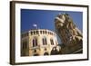 Lion Statue and Stortinget in Oslo-Jon Hicks-Framed Photographic Print