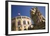 Lion Statue and Stortinget in Oslo-Jon Hicks-Framed Photographic Print