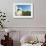 Lion Statue and Temple on Bagan Plain, Bagan (Pagan), Myanmar (Burma), Asia-Christian Kober-Framed Photographic Print displayed on a wall