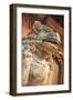 Lion Statue, Durbar Square, Patan, UNESCO World Heritage Site, Kathmandu, Nepal, Asia-Ian Trower-Framed Photographic Print