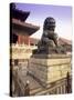 Lion Statue, Forbidden City, Beijing, China, Asia-Gavin Hellier-Stretched Canvas