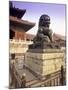 Lion Statue, Forbidden City, Beijing, China, Asia-Gavin Hellier-Mounted Photographic Print