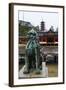 Lion Statue, Itsukushima Shrine, UNESCO World Heritage Site, Miyajima, Japan, Asia-Michael Runkel-Framed Photographic Print