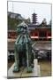 Lion Statue, Itsukushima Shrine, UNESCO World Heritage Site, Miyajima, Japan, Asia-Michael Runkel-Mounted Photographic Print