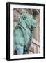 Lion Statue Of The Lions Gate Of The Louvre-Cora Niele-Framed Giclee Print