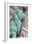 Lion Statue Of The Lions Gate Of The Louvre-Cora Niele-Framed Giclee Print
