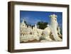 Lion Statue, Paya Settawya Temple, Mingun, Sagaing, Myanmar (Burma), Asia-Tuul-Framed Photographic Print