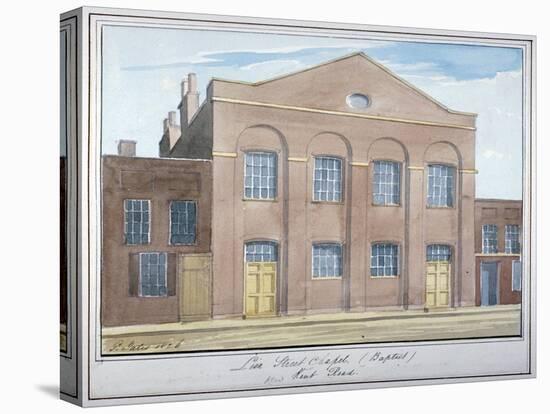 Lion Street Baptist Chapel, Off New Kent Road, Southwark, London, 1826-G Yates-Stretched Canvas