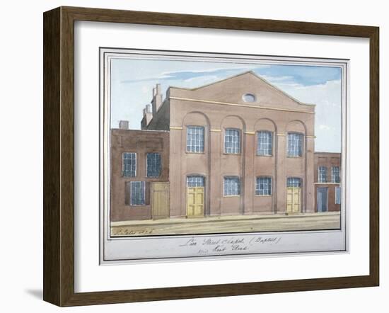 Lion Street Baptist Chapel, Off New Kent Road, Southwark, London, 1826-G Yates-Framed Giclee Print