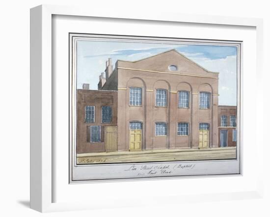 Lion Street Baptist Chapel, Off New Kent Road, Southwark, London, 1826-G Yates-Framed Giclee Print