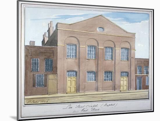 Lion Street Baptist Chapel, Off New Kent Road, Southwark, London, 1826-G Yates-Mounted Giclee Print