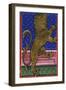 Lion, Symbol of the City of Brescia, Miniature from the Book of Privileges Manuscript-null-Framed Giclee Print