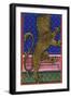 Lion, Symbol of the City of Brescia, Miniature from the Book of Privileges Manuscript-null-Framed Giclee Print