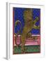 Lion, Symbol of the City of Brescia, Miniature from the Book of Privileges Manuscript-null-Framed Giclee Print