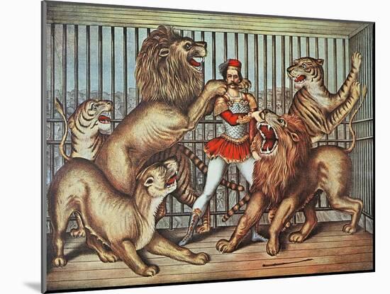 Lion Tamer, C.1880-null-Mounted Giclee Print