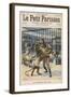 Lion-Tamer is Mauled Though Not Fatally During a Performance at the Paris Hippodrome-Meaulle-Framed Art Print