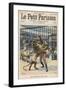 Lion-Tamer is Mauled Though Not Fatally During a Performance at the Paris Hippodrome-Meaulle-Framed Art Print