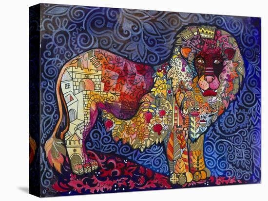 Lion The King-Oxana Zaika-Stretched Canvas