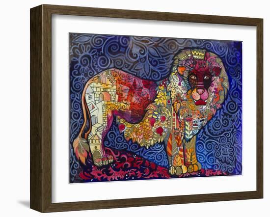 Lion The King-Oxana Zaika-Framed Giclee Print