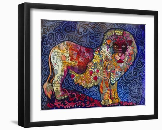 Lion The King-Oxana Zaika-Framed Giclee Print