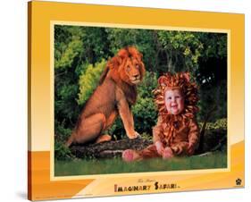 Lion-Tom Arma-Stretched Canvas