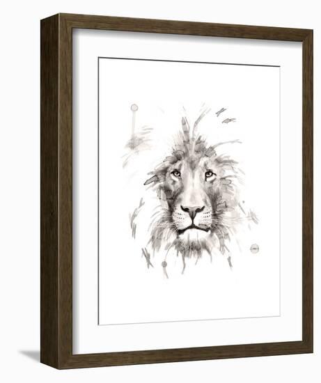 Lion-Philippe Debongnie-Framed Art Print