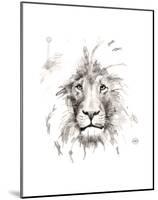 Lion-Philippe Debongnie-Mounted Art Print