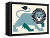 Lion-null-Framed Stretched Canvas