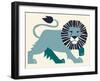 Lion-null-Framed Giclee Print