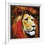 Lion-null-Framed Art Print