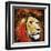 Lion-null-Framed Art Print