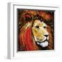 Lion-null-Framed Art Print