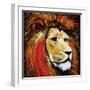 Lion-null-Framed Art Print